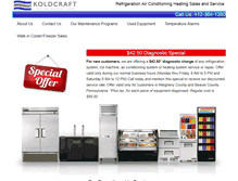 Tablet Screenshot of koldcraft.com